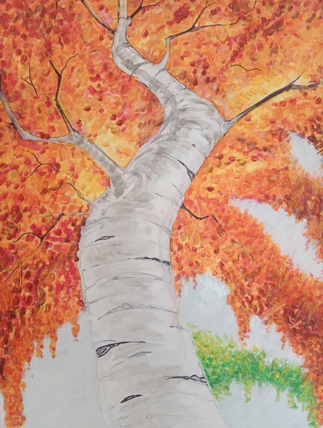 tree acrylic on canvas